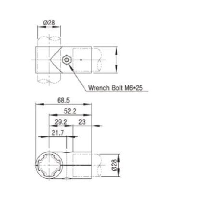Basic External Clamping Joint A-021