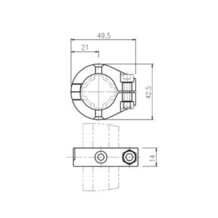 Attachment Joint as stopper A-023