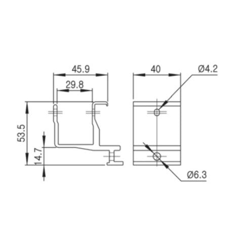Holder for braking roll ACY-303A