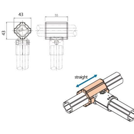 Slide bush, long AH-655