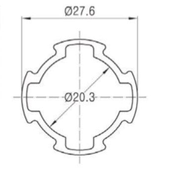 Profile Pipe AP2812SP