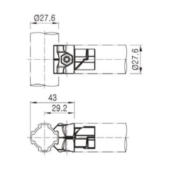 Basic Internal Clamping Heavy Joint B-001H