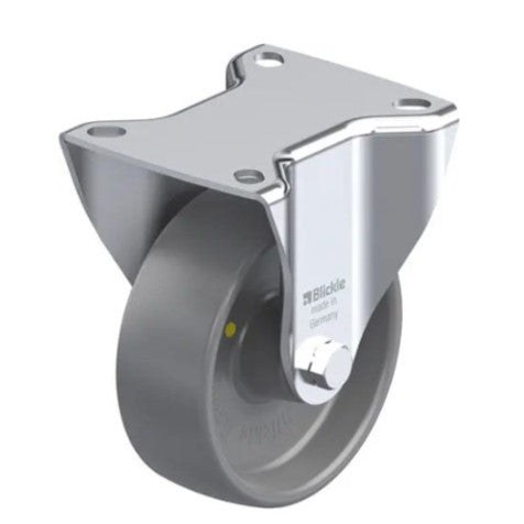 Fixed wheel with mounting plate B-PO 100G ELS