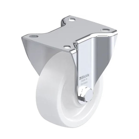 Fixed wheel with mounting plate BK-SPO 100G-1