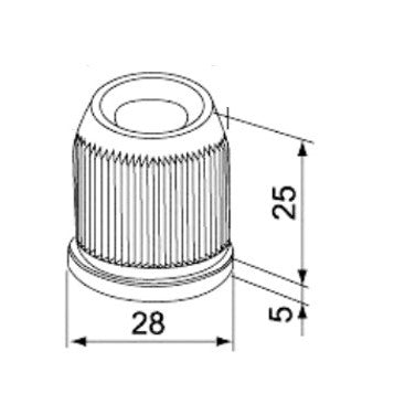 Drive In bush SUS-pipe M10 BS12SD
