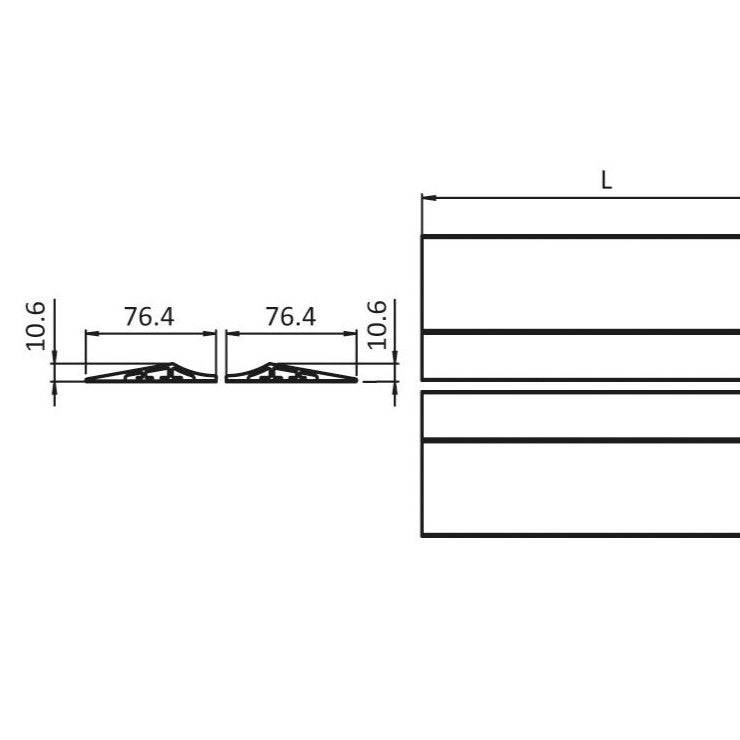 Parking Rail High-High 1200 mm