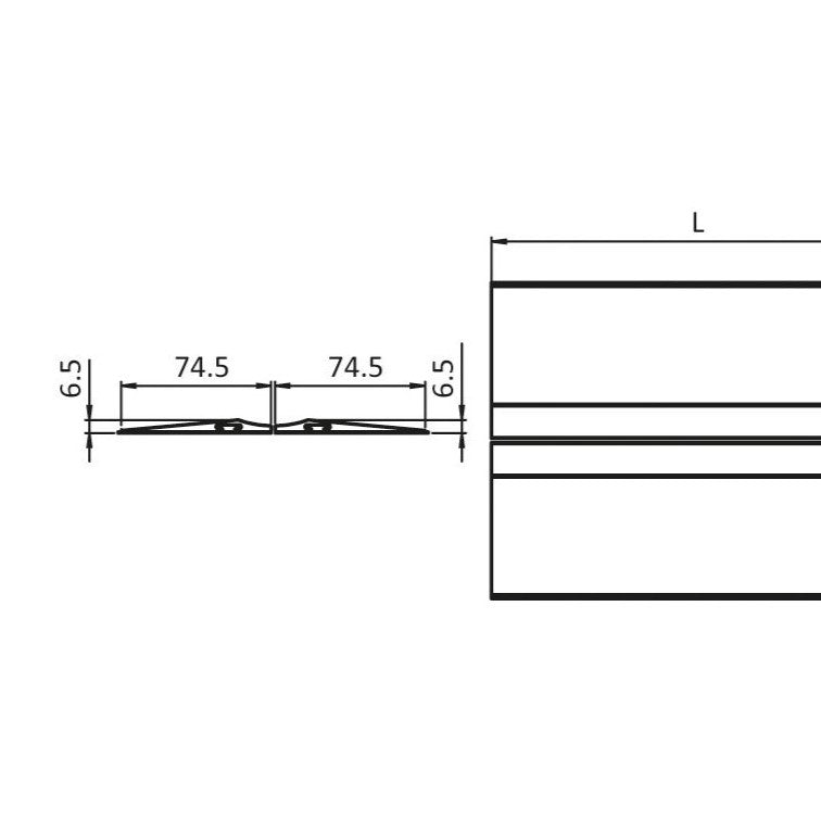 Parking Rail Flat - Flat 1200 mm