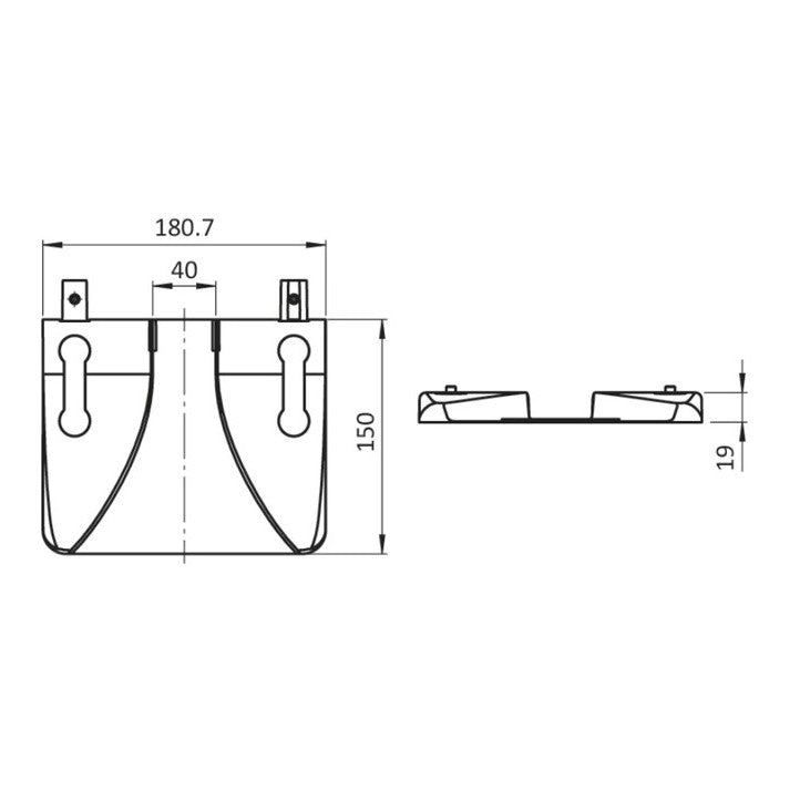 Infeed Cap for Guiding Rail FIFO