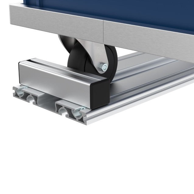 Adjustable Caster End Stop for Guiding Rail FIFO