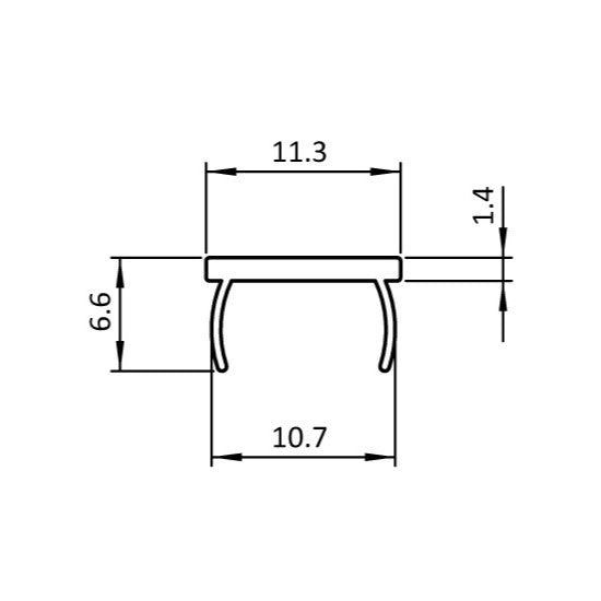 Cover Profile AL Slot 10 FA-092070