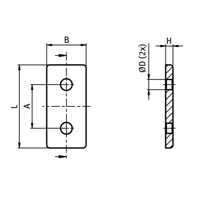Connection plate FA-093VA4590