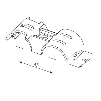 Rotary Cross Joint G-17S BK
