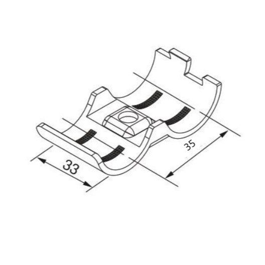 Parallell Joint  G-8S BK