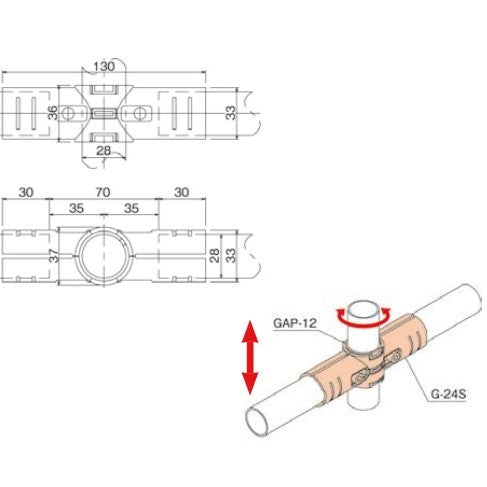 Set of Rotary Joints GA-24S WZ