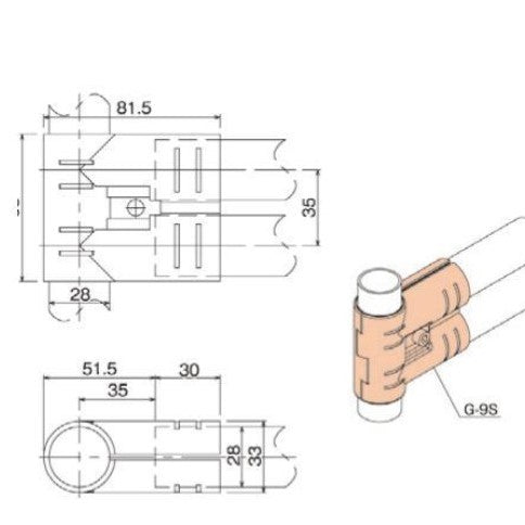 Set of parallel Joint GA-9S WZ