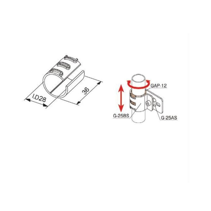 Slide Bush ESD GAP-12E