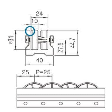 Series 40 Roller Track GP-4025M