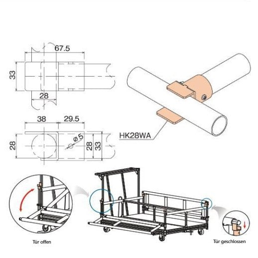 Pipe support HK28WA