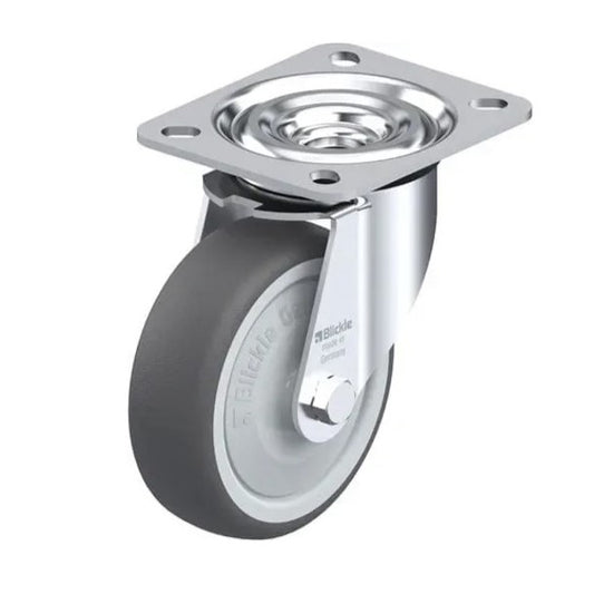 Castors with heavy-duty brackets L-PATH 100K-FK