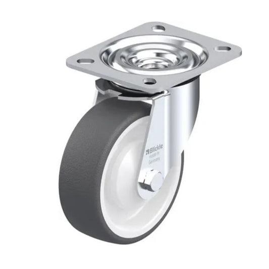 Castor with mounting plate L-POTH 100K