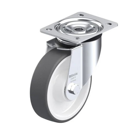 Castor wheel with mounting plate L-POTH 160K