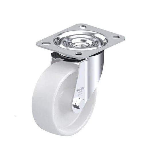 Castor with mounting plate LE-PO 100G