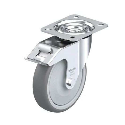 Castor with mounting plate LE-TPA 127K-FI-FK