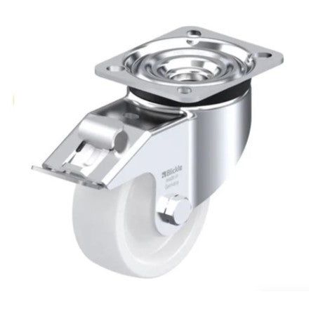 Castor with mounting plate LK-SPO 100G-1-FI