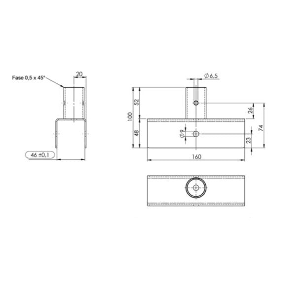 Adapter 45x45 MC-BPA