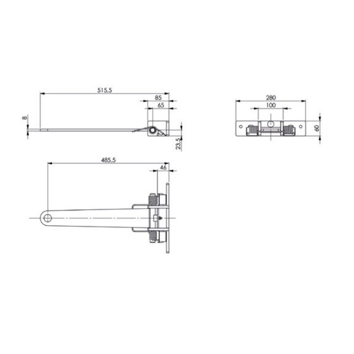 Spring Towing Bar MC-BTF30