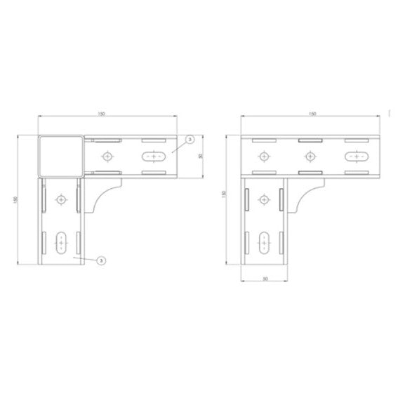 3-Corner Joint MC4-3S
