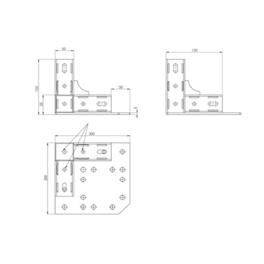 3-Corner Joint MC4-BP