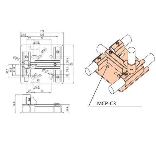 Middle section MCP-C WZ