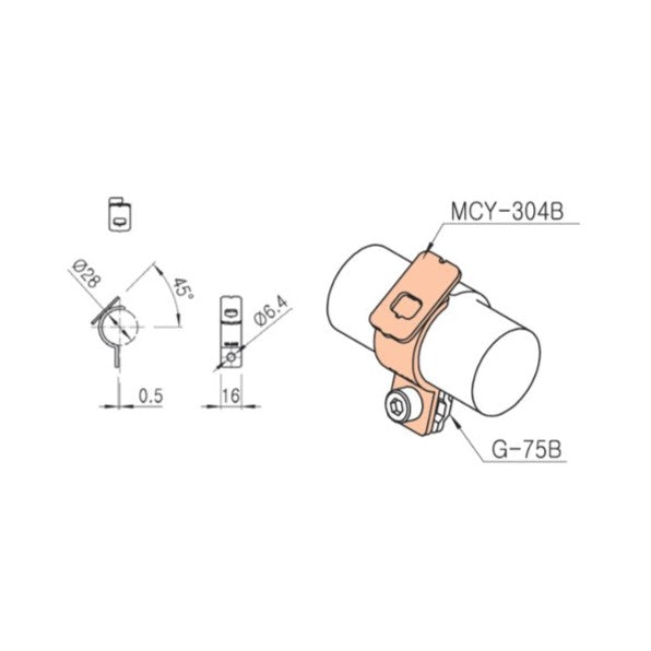 Namplate holder MCY-304B