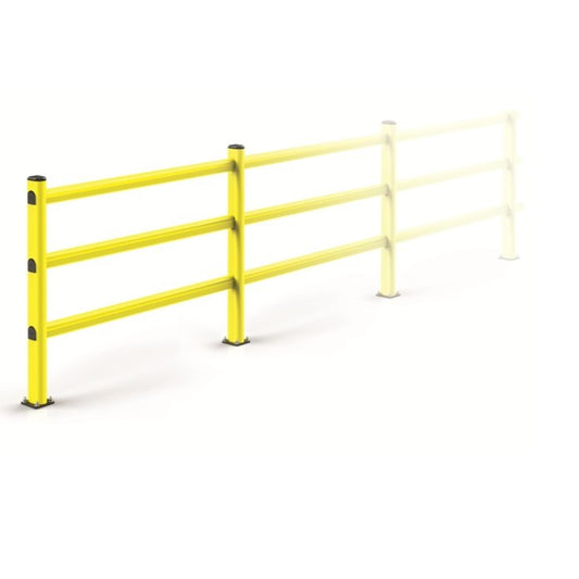 PED 90 Gångbarriär med förstärkning vid marknivå