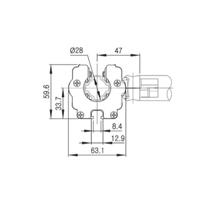 Pipe Roller Guide with rolls PRG-28B