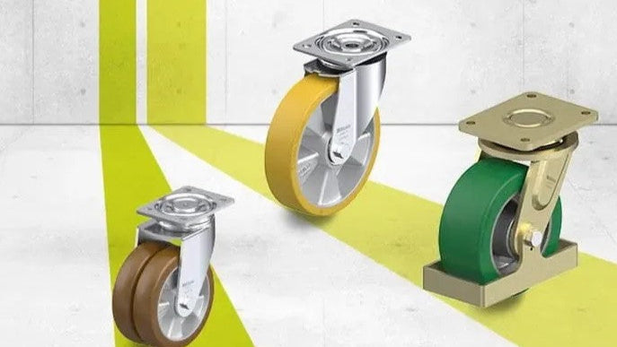 <strong>Hjul med infästningsplatta</strong>