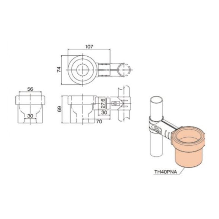 Verktygshållare TH40PA