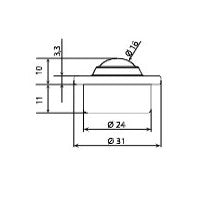 Serie 40 Ball insert ACY D24