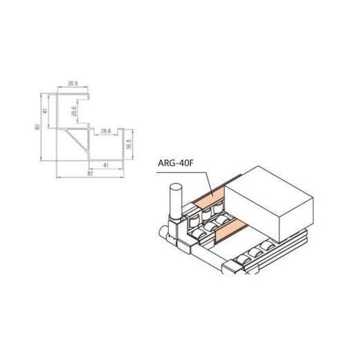 Serie 40 Lateral Guide ARG-40F