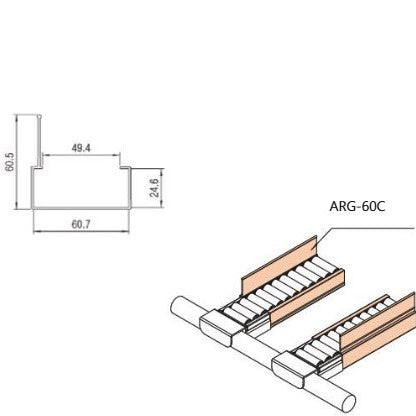 Serie 60 Lateral Guide ARG-60C
