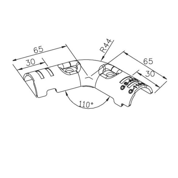 Angle Joint  G-110S BK