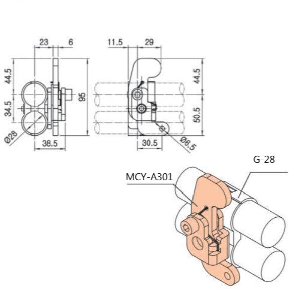 One touch stopper MCY-A301