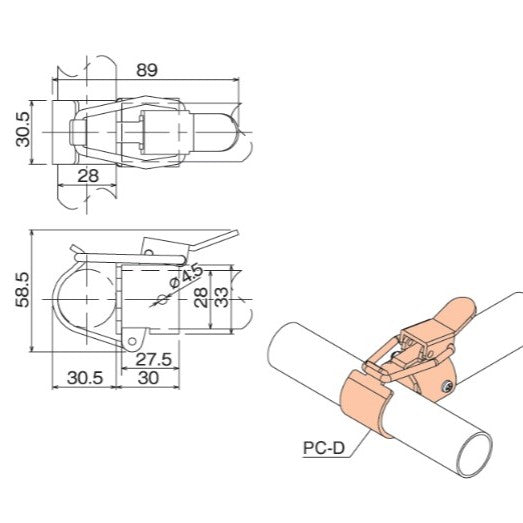 Pipe lock PC-D