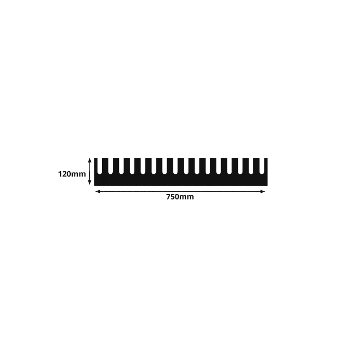 Pallavdelare, fingerlist i plast S25AVD203